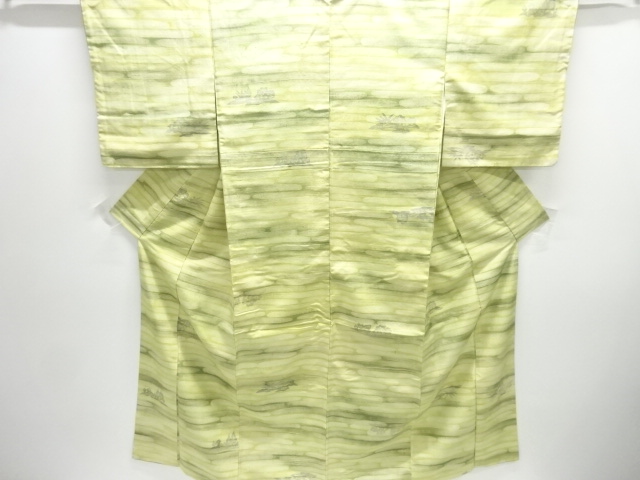 JAPANESE KIMONO / FUSHI TSUMUGI / WOVEN HOUSE SCENERY